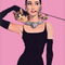 Audrey hepburn 67dbb small square