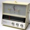 Vintage radio clock small square