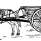 Horse cart 18037 lg small square