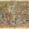 Old world map small square