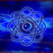 Bohr model blue small square
