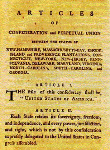 Articles of Confederation - Facts & Summary - HISTORY.com